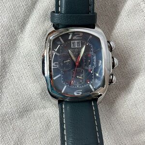 Men's Teal Invicta new Leather Strap Watche